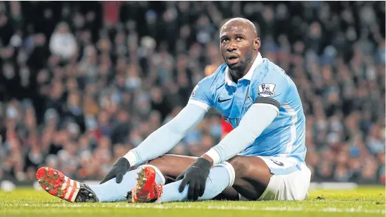  ??  ?? Manchester City’s Eliaquim Mangala.