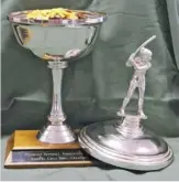  ?? COURTESY PHOTO ?? The “Bestest Chili” perpetual trophy could be yours (and also holds a decent amount of chili) at the Piedmont Softball Associatio­n’s annual Chili Bowl fundraiser Sept. 10.