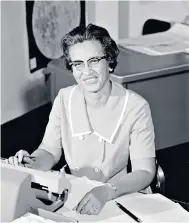  ??  ?? Katherine Johnson in 1966, and as portrayed in 2017’s
Hidden Figures