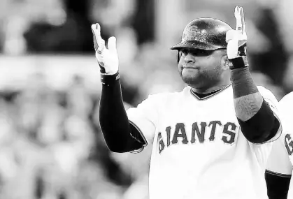  ??  ?? EN LA pasada temporada Pablo Sandoval bateó para .278 con 14 jonrones y 79 remolcadas.