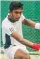  ??  ?? Nitin Kumar Sinha showed good form on Wednesday.