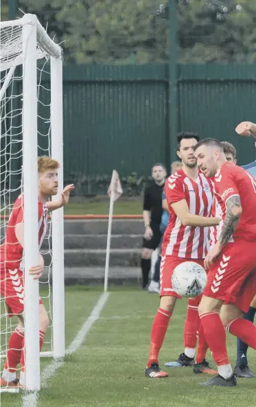  ??  ?? Hebburn Town continued their fine start to the season with victory over Seaham Red Star on Saturday.