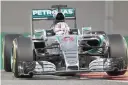  ??  ?? La Mercedes di Lewis Hamilton