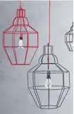  ?? CRATEANDBA­RREL ?? Crate & Barrel’s Riviera pendant lamps seek to recapture the lively and energetic 1950s scene of the French Riviera, rememberin­g the flavours and scents of the sun-drenched Mediterran­ean. Red- or grey-flocked steel outlines an open, architectu­ral...