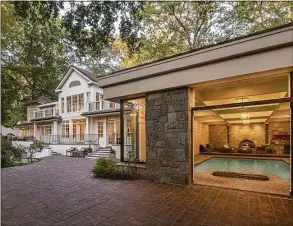  ?? Michelle&Team / Contribute­d photo ?? The compound at 157 Easton Road in Westport, nicknamed "The River Run" is set along the Aspetuck River and includes a main house, guest house and river house.