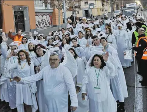  ?? Parroquia San Juan Bautista de la Concepción ?? Fieles de la parroquia de San Juan Bautista de la Concepción en la cabalgata de Reyes del distrito de Latina en 2019