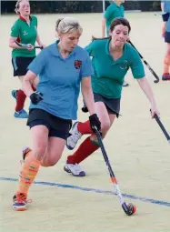  ??  ?? ●●Roisin Pickering driving another Rochdale attack in Saturday’s top of the table clash