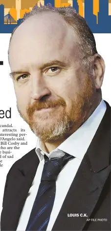  ?? AP FILE PHOTO ?? LOUIS C.K.