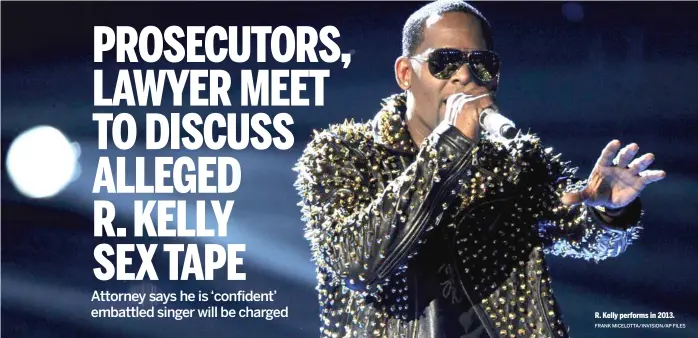  ?? FRANK MICELOTTA/INVISION/AP FILES ?? BY ANDY GRIMM, STAFF REPORTERR. Kelly performs in 2013.
