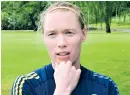  ?? ?? Hedvig Lindahl har mycket att fundera på om framtiden.