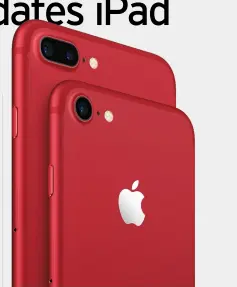  ??  ?? A portion of the profits from the PRODUCT(RED) iPhones will go towards fighting HIV/AIDS in Sub-Saharan Africa.