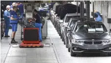  ?? — AFP photo ?? After being hit by the closure of assembly and production facilities as well as showrooms during the pandemic-induced lockdown, the automotive industry is now gearing up to meet the pent-up demand.