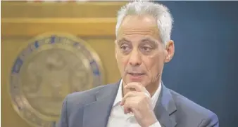  ?? RICH HEIN/SUN-TIMES FILE PHOTO ?? Mayor Rahm Emanuel’s push to use tax-increment financing to bankroll infrastruc­ture improvemen­ts at four sites is taking on a great sense of urgency.