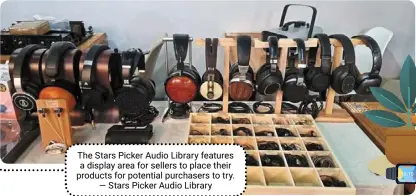  ?? — Stars picker audio Library ?? the Stars picker audio Library features a display area for sellers to place their products for potential purchasers to try.