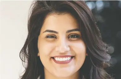  ?? MARIEKE WIJNTJES / HANDOUT VIA REUTERS / FILES ?? Saudi women's rights activist Loujain al-Hathloul, 31, cried when she learned her sentence, her sister said.