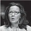  ?? ALEX BRANDON/AP ?? Some senators were upset CIA Director Gina Haspel was not at Wednesday’s briefing.