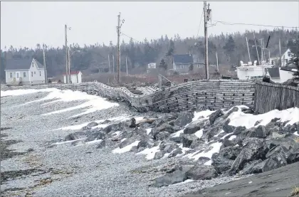  ?? CP PHOTO ?? A seawall in Gabarus is shown in this undated handout photo. ‘Only 78,’ which is set to screen at the Atlantic Internatio­nal Film Festival on Sunday in Halifax, documents the community’s battle to save itself.