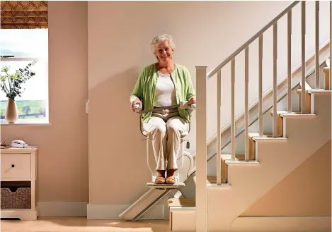  ?? ?? SAFETY AND COMFORT: A Stannah stairlift is a safe, reliable and cost-effective way to help you rediscover your home
