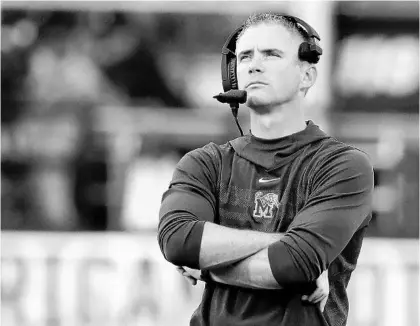  ?? JOHN RAOUX /AP ?? New FSU coach Mike Norvell bonded with the Seminoles’ new offensive and defensive coordinato­rs while at Arizona State and Memphis.