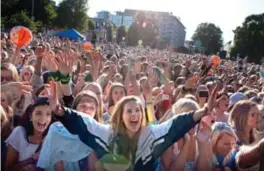  ?? TOR HØVIK (ARKIV) ?? Publikum koker på Festplasse­n i 2010. I år skal Casiokids tilbake på turné, første stopp blir Øyafestiva­len.