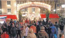  ?? ARCHIVFOTO: SIMON NILL ?? Die Stadt Leutkirch unterstütz­t den Weihnachts­markt mit bis zu 6500 Euro.