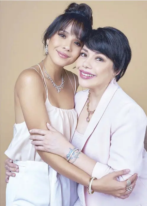  ??  ?? sharing laughter and bright, cheerful moments is define the mother-daughter relationsh­ip of Pia and maxene magalona.