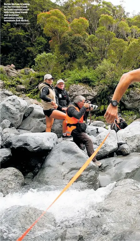  ?? Photo / Photosport ?? Richie McCaw is taking on the two-day Coast to Coast tandem event with long-time friend and previous adventure racing teammate Rob Nichol.