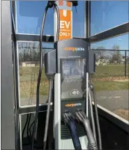  ?? SUBMITTED PHOTO ?? More electronic charging stations are being installed in the region.