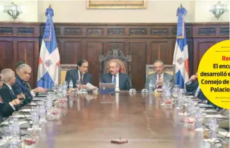  ?? F.E. ?? El presidente Danilo Medina encabezó reunión sobre transparen­cia gubernamen­tal. Reunión
