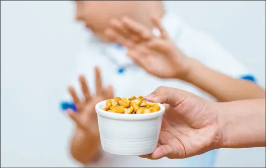  ?? Getty Images ?? Recent studies show that approximat­ely 5 percent of children under the age of 5 and 3 percent of adults have food allergies.