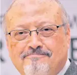  ??  ?? Khashoggi and, below, fiancee Hatice