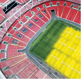 ??  ?? Back to square one: Wembley will continue under the ownership of the FA