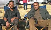  ?? Generation­s: The Legacy ?? Nyaniso Dzedze and Vusi Kunene on a location shoot for