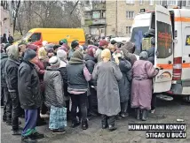 ?? ?? Humanitarn­i konvoj stigao u Buču