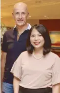  ??  ?? Patti Javier and Makati Shangri-La GM and ShangriLa Philippine Hotels and Resorts area manager Alain Borgers.