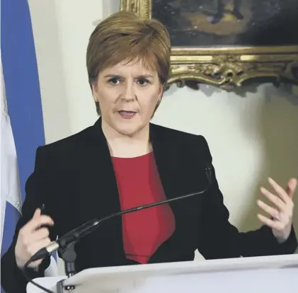  ??  ?? 0 Nicola Sturgeon will have to show her hand soon over a second independen­ce referendum