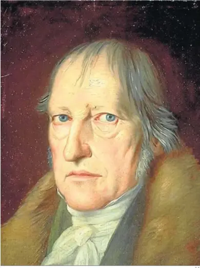  ?? D. S. ?? Georg Wilhelm Friedrich Hegel (1770-1831), según Jakob Schlesinge­r (1831).