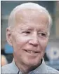  ??  ?? JOE BIDEN is telling Democratic voters that he’s the candidate best equipped to beat Trump.