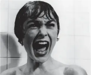  ?? (Getty) ?? The terror of the shower scene in ‘Psycho’ (1960) has not diminished over the past 50 years