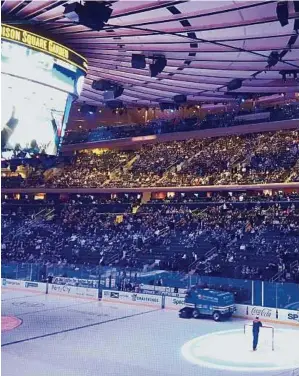 ??  ?? Der Madison Square Garden ist Heimstätte vom Eishockey-klub New York