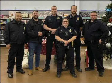  ?? Photo courtesy of Malvern Police Department. ?? From left to right: Capt. Doye Delacruz, Lt. Clay Coke, Cpl. Jack Seely, Ofc. Anna Eubanks, Sgt. Heath Dickson, Ofc. Chris Lisenbey , Not Shown: Cpl. Troy Norton