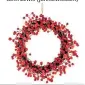  ??  ?? Folklore berry wreath, £25, John Lewis (johnlewis.com)