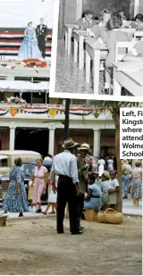  ??  ?? Left, Fifties’ Kingston where Patricia attended Wolmer’s High School, right