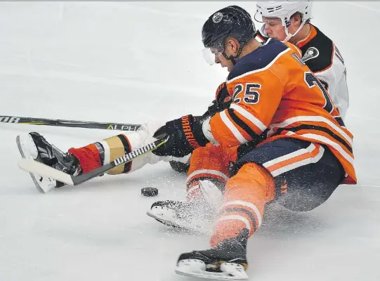  ?? ED KAISER ?? Edmonton Oilers defenceman Darnell Nurse is getting a crash course on the economic side of hockey as the restricted free agent has yet to strike a deal with the NHL club.