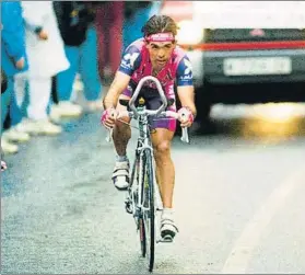  ?? FOTO: MD ?? Referencia
Javier Murguialda­y, en su etapa como ciclista profesiona­l