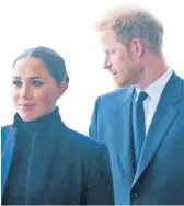  ?? AP ?? Meghan Markle and her husband Prince Harry.