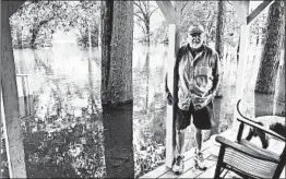  ?? JEFFREY S. COLLINS/AP ?? Willie Lowrimore talks about the flooding of his church Monday in Yauhannah, S.C.