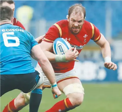  ?? PICTURE: Getty Images ?? Top candidate: Wales second row Alun-Wyn Jones
