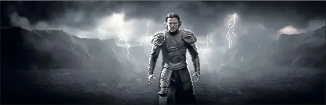  ?? UNIVERSAL PICTURES ?? Luke Evans stars as Vlad in Dracula Untold, the origin story of the man who became Dracula. Gary Shore directs and Michael De Luca produces the epic action- adventure.