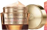  ??  ?? Revitalizi­ng Supreme + Creme, Crema Multi- Acción Anti- Envejecimi­ento Celular de ESTÉE LAUDER.